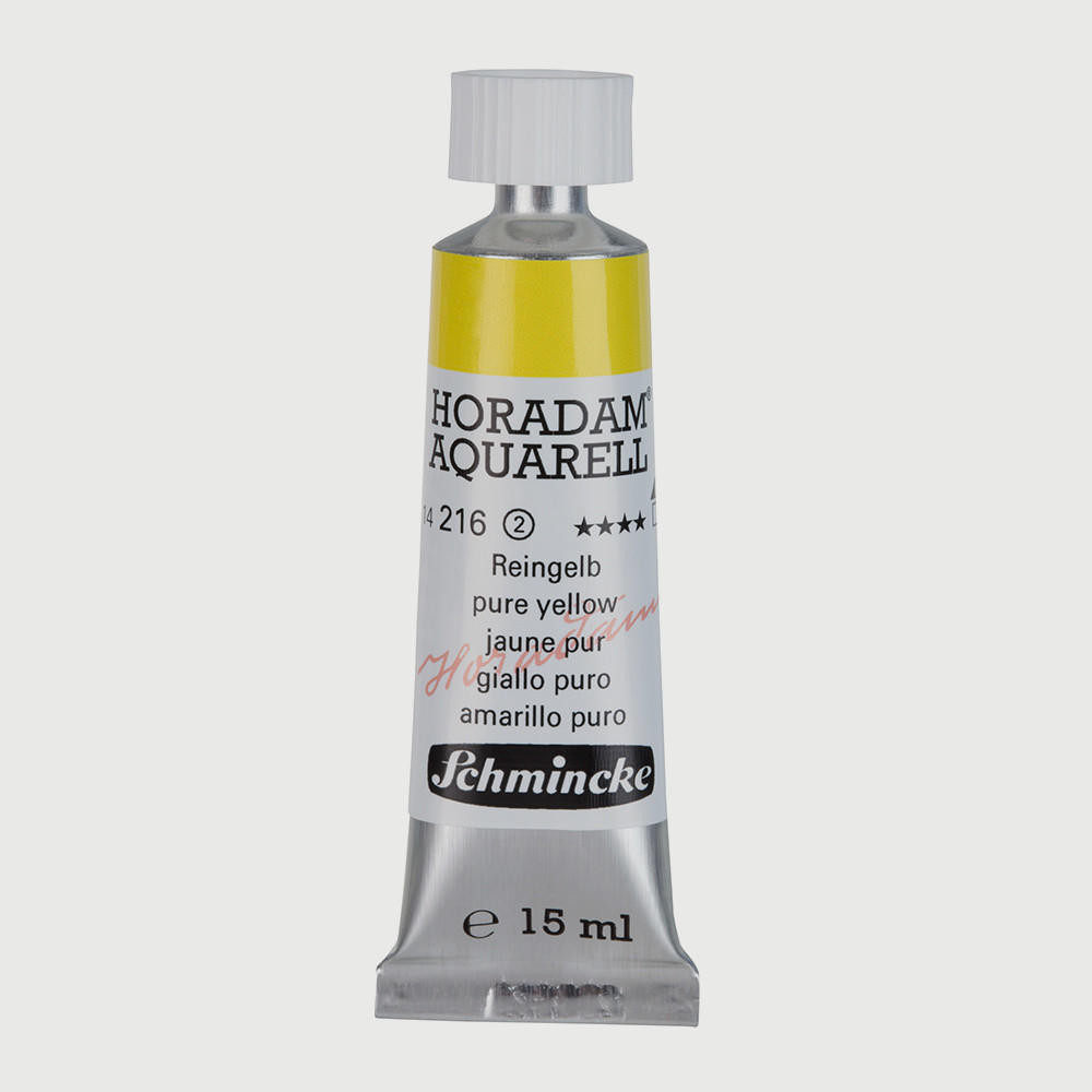 Schmincke Horadam Aquarell Watercolour 15ml Pure Yellow (216)