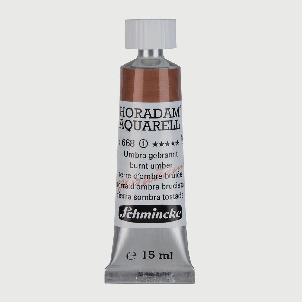 Schmincke Horadam Aquarell Watercolour 15ml Burnt Umber (668)