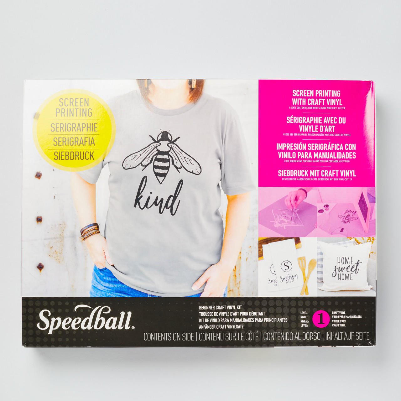 Speedball Screen Printing Beginner Craft Vinyl Kit