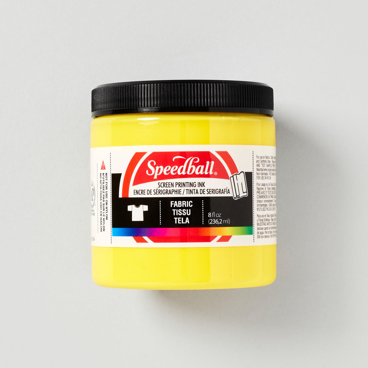 Speedball Fabric Screen Printing Ink 8oz Yellow