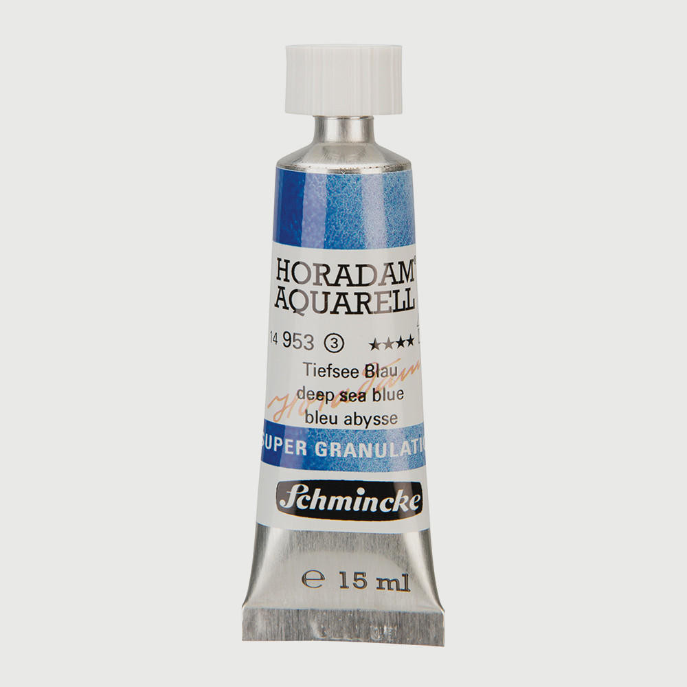 Schmincke Horadam Aquarell Watercolour - Super Granulation 15ml Deep sea blue