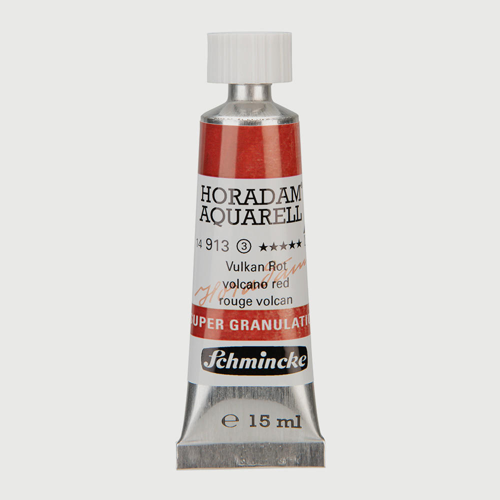 Schmincke Horadam Aquarell Watercolour - Super Granulation 15ml Volcano red