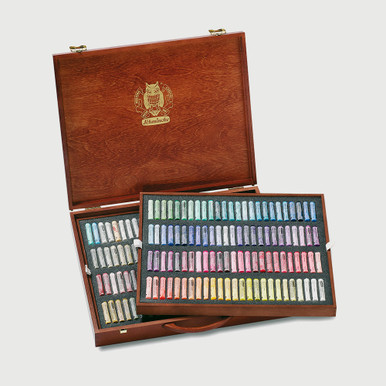 Rembrandt Soft Pastel Set - Landscape, Wood Box, Set of 45