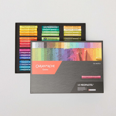 CARAN D'ACHE NEOPASTEL 48色セット Caran D'Ache Neopastel Professional Artist Oil Pastels 48 Shades