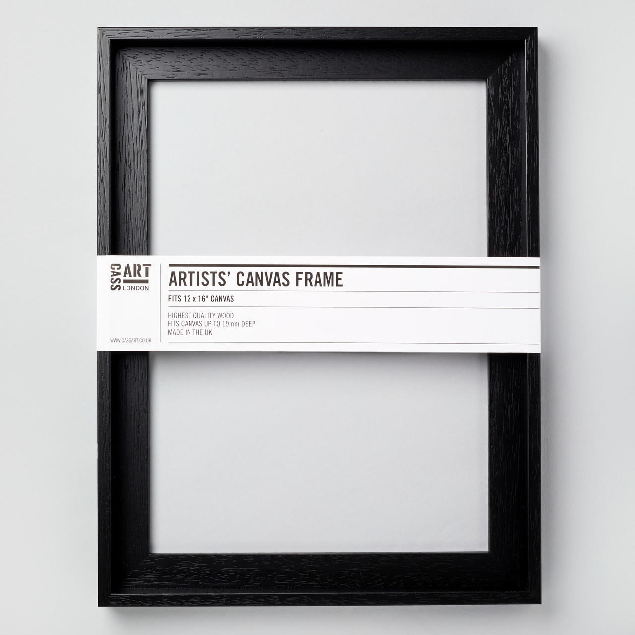 Cass Art Canvas Frame Black 12 x 16 inches