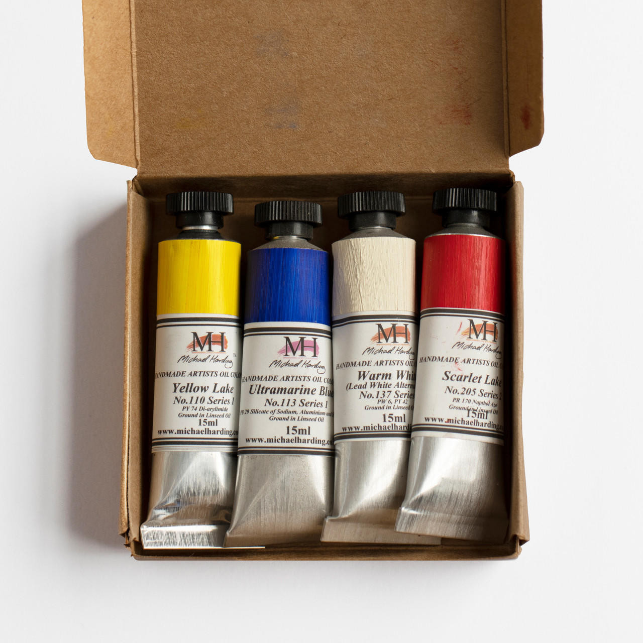 Michael Harding Oil Paint Set 4 x 15ml