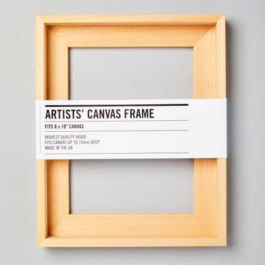 Cass Art Canvas Frame 10 x 8 inches White - Cass Art