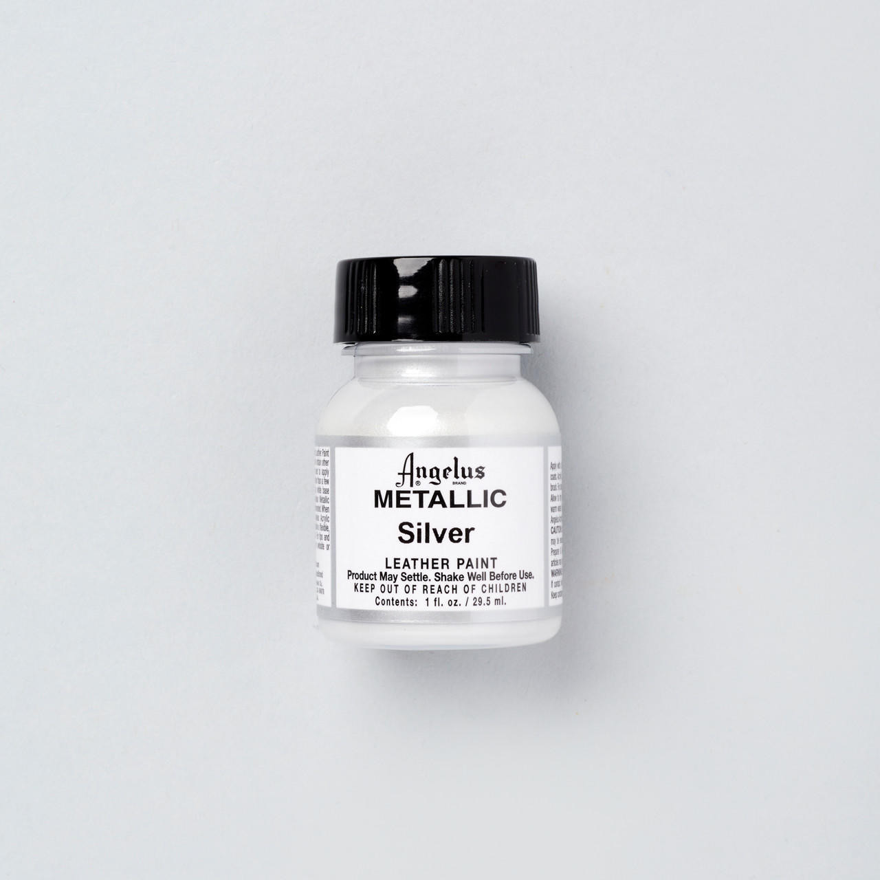 Angelus Acrylic Leather Paint Metallic 29.5ml Silver