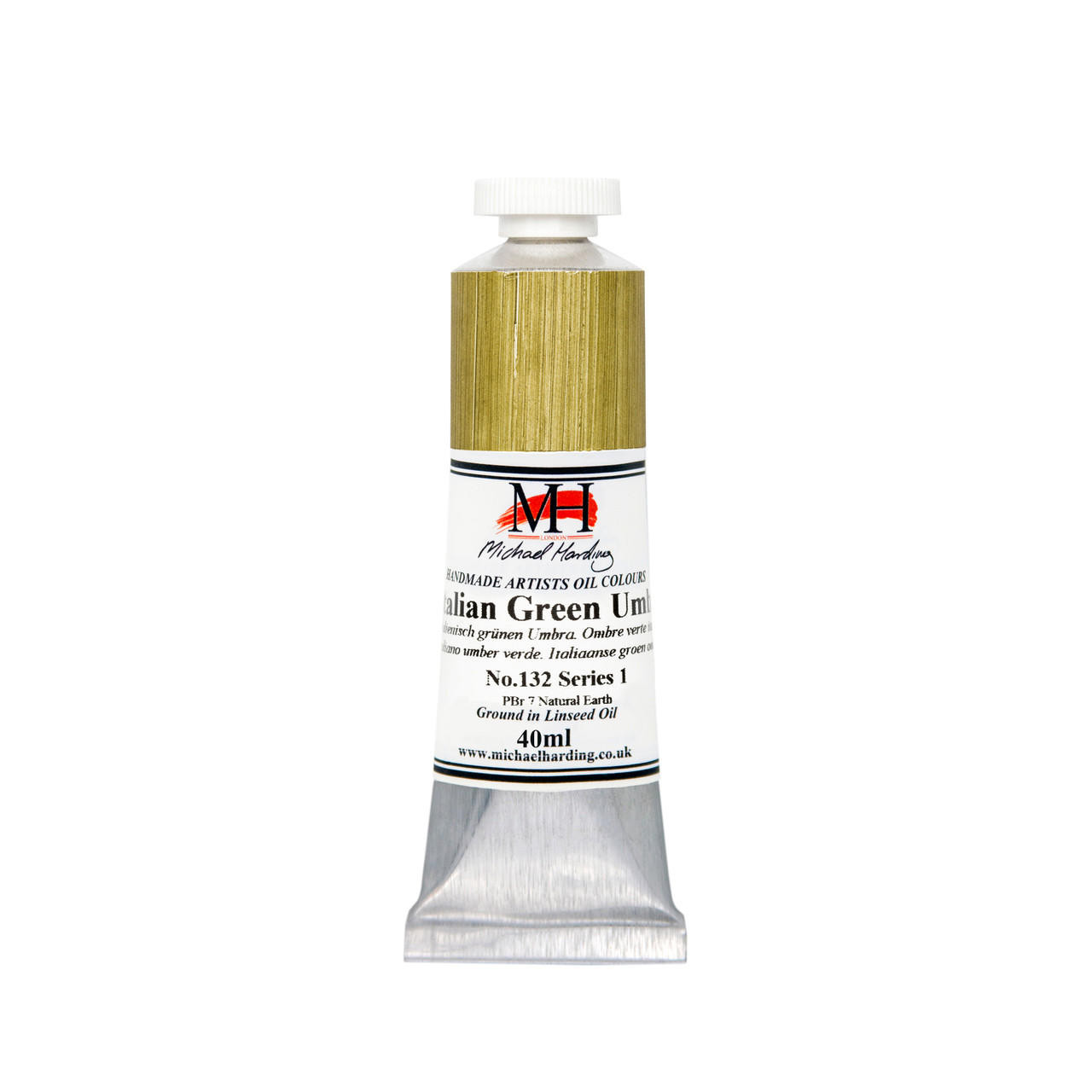 Michael Harding Oil Paint 40ml Italian Green Umber