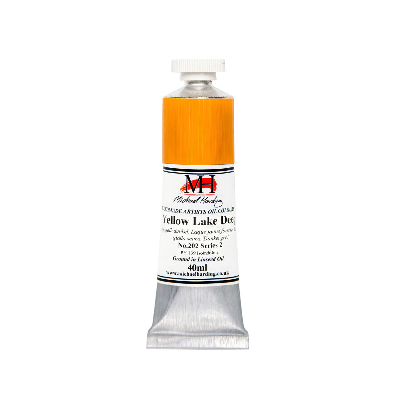 Michael Harding Oil Paint 40ml Yellow Lake Deep