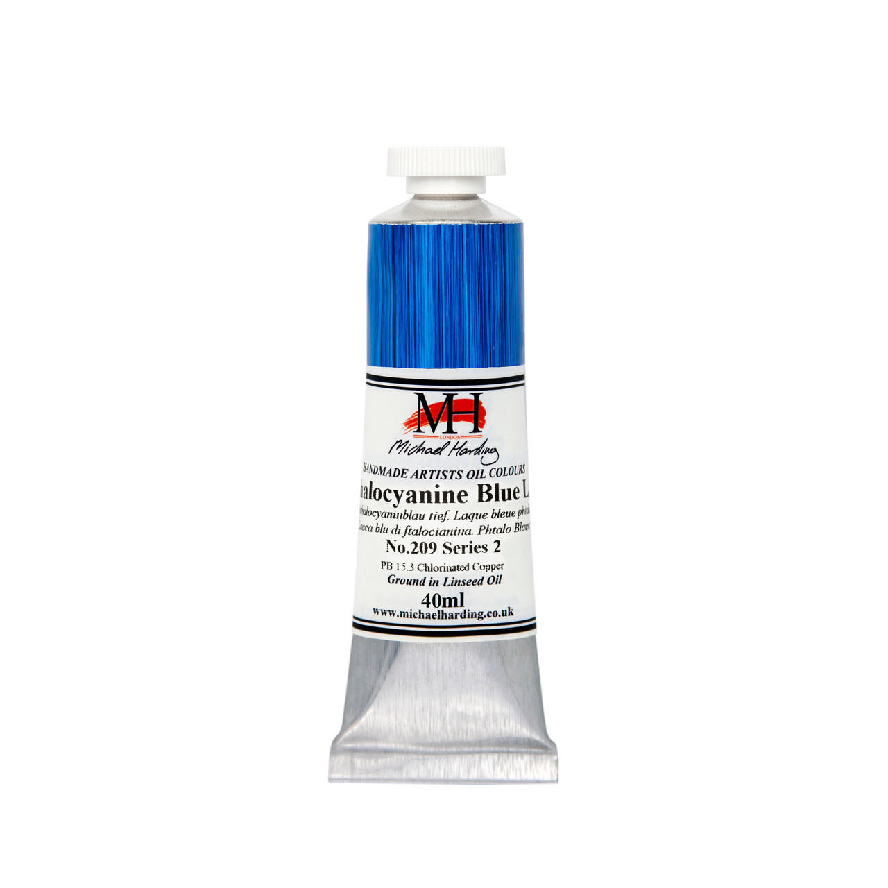 Michael Harding Oil Paint 40ml Phthalocyanine Blue Lake