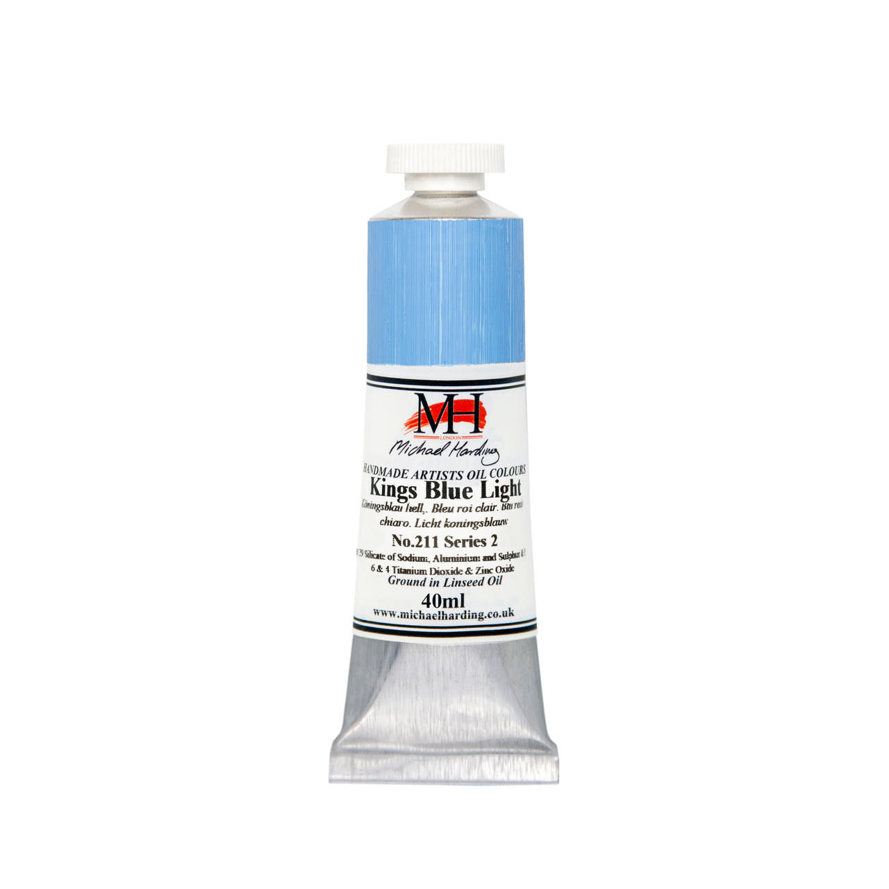 Michael Harding Oil Paint 40ml Kings Blue Light