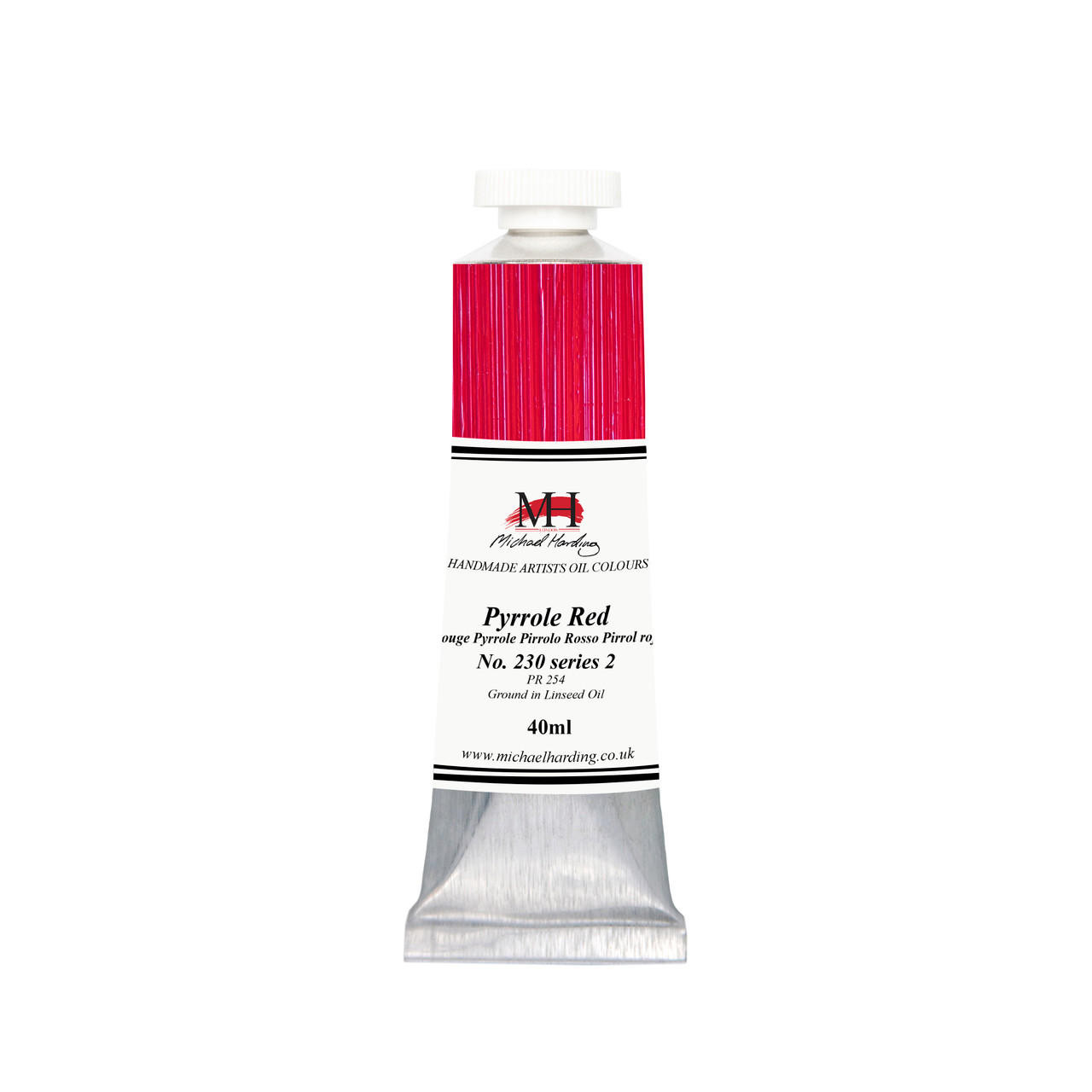 Michael Harding Oil Paint 40ml Pyrrole Red