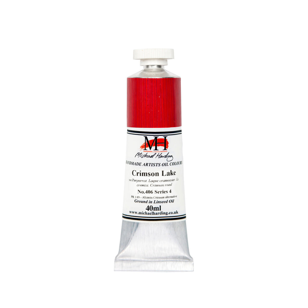 Michael Harding Oil Paint 40ml Crimson Lake