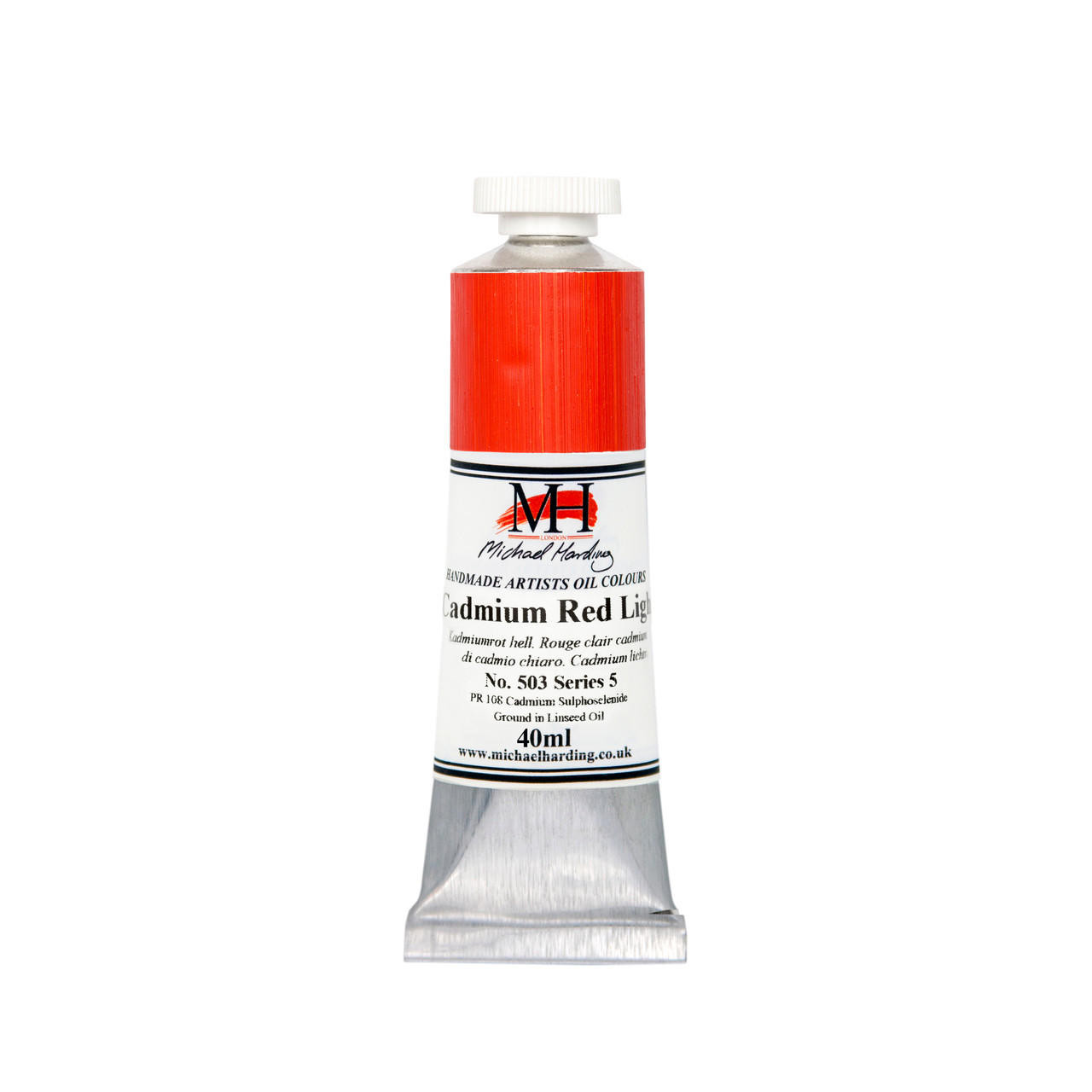 Michael Harding Oil Paint 40ml Cadmium Red Light