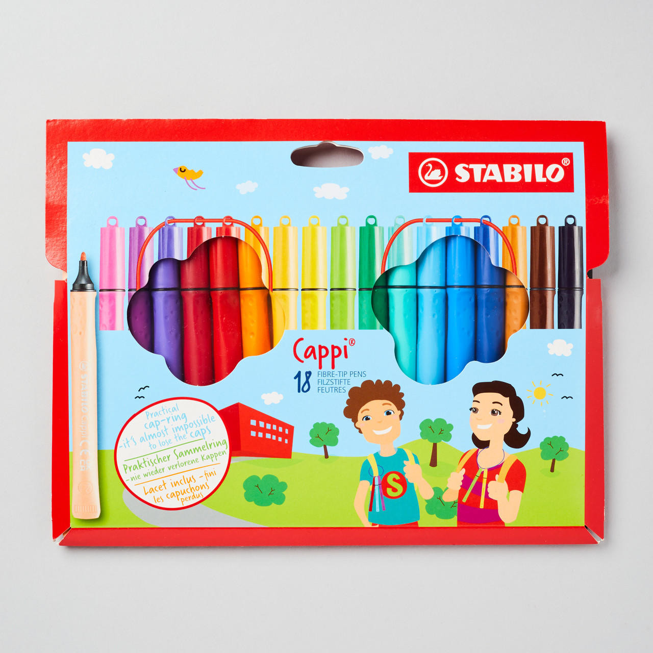 STABILO Cappi Felt Tip Pen Set of 18