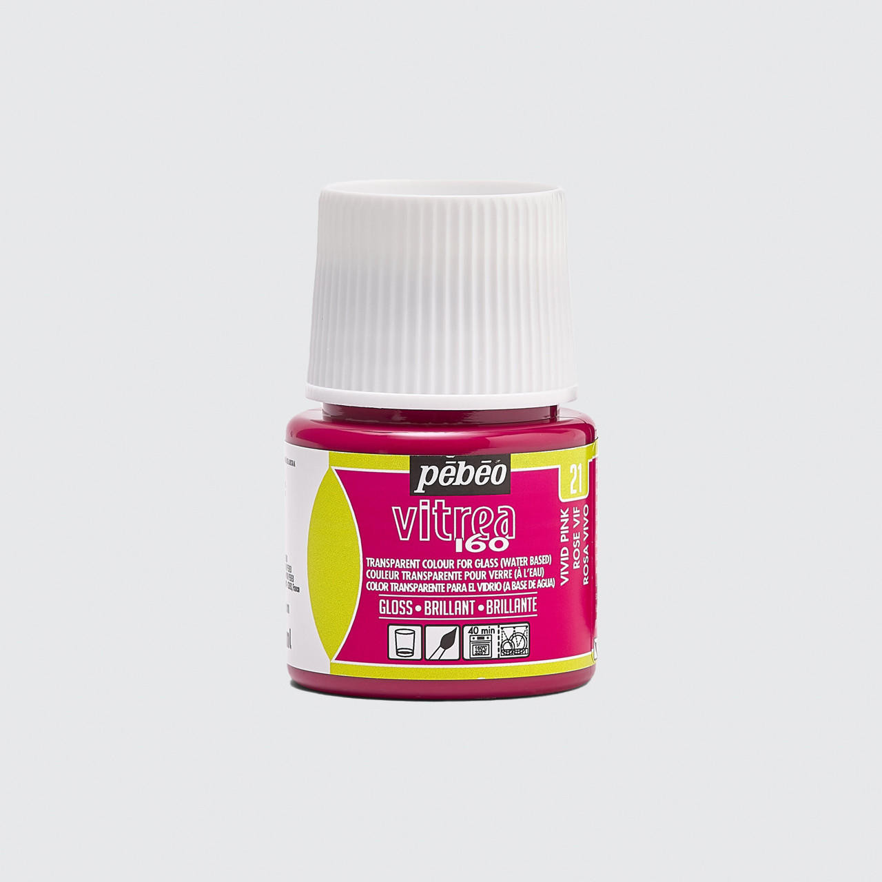 Pebeo Vitrea 160 Discovery Glossy 45ml Vivid Pink