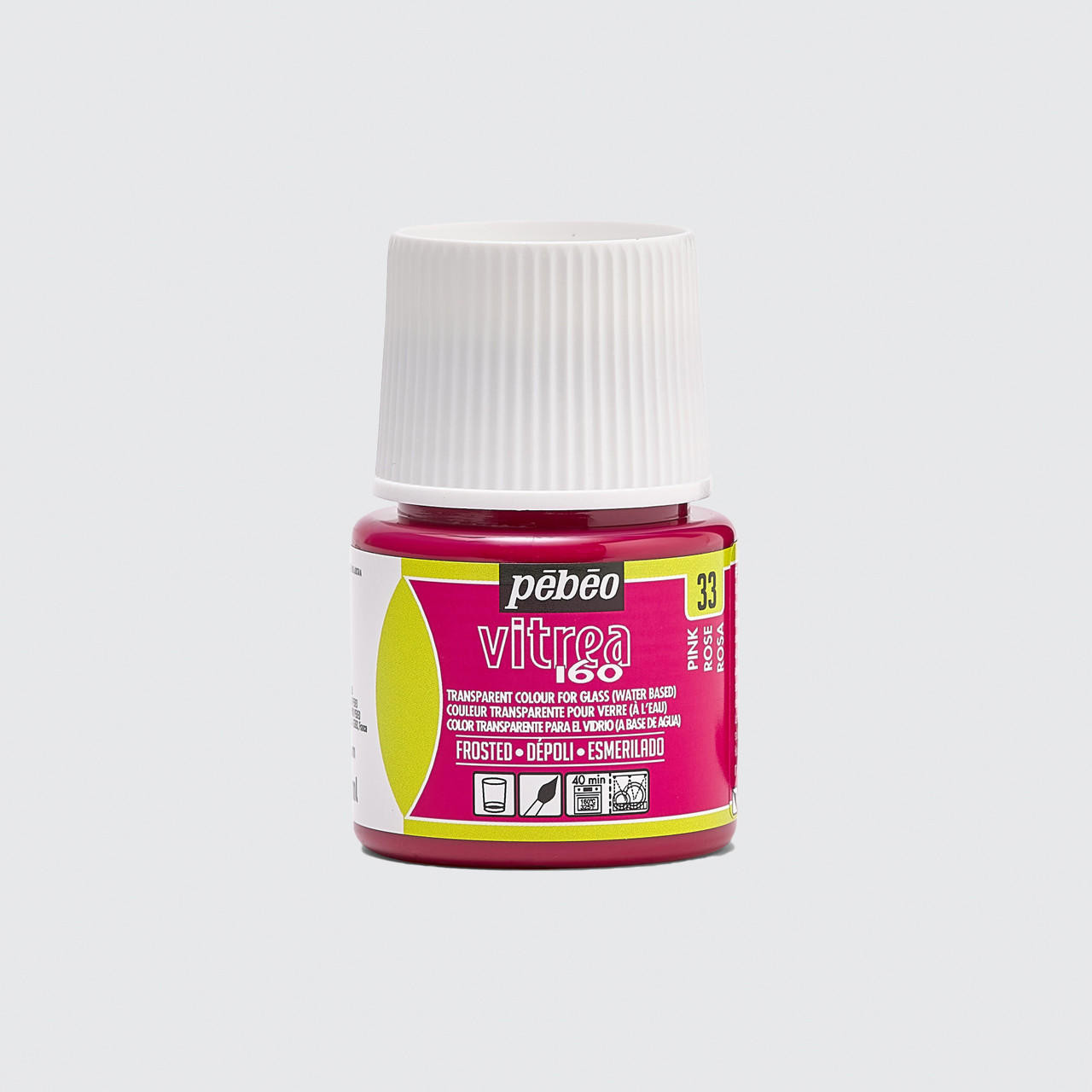 Pebeo Vitrea 160 Discovery Frosty 45ml Pink