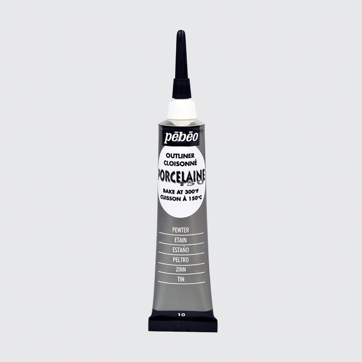 Pebeo Porcelaine 150 Outliner 20ml Pewter