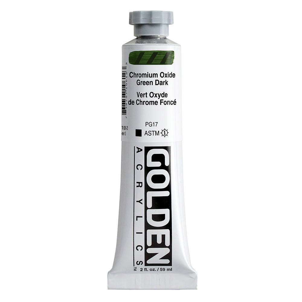 Golden Heavybody Acrylic 59ml Chromium Oxide Green Dark