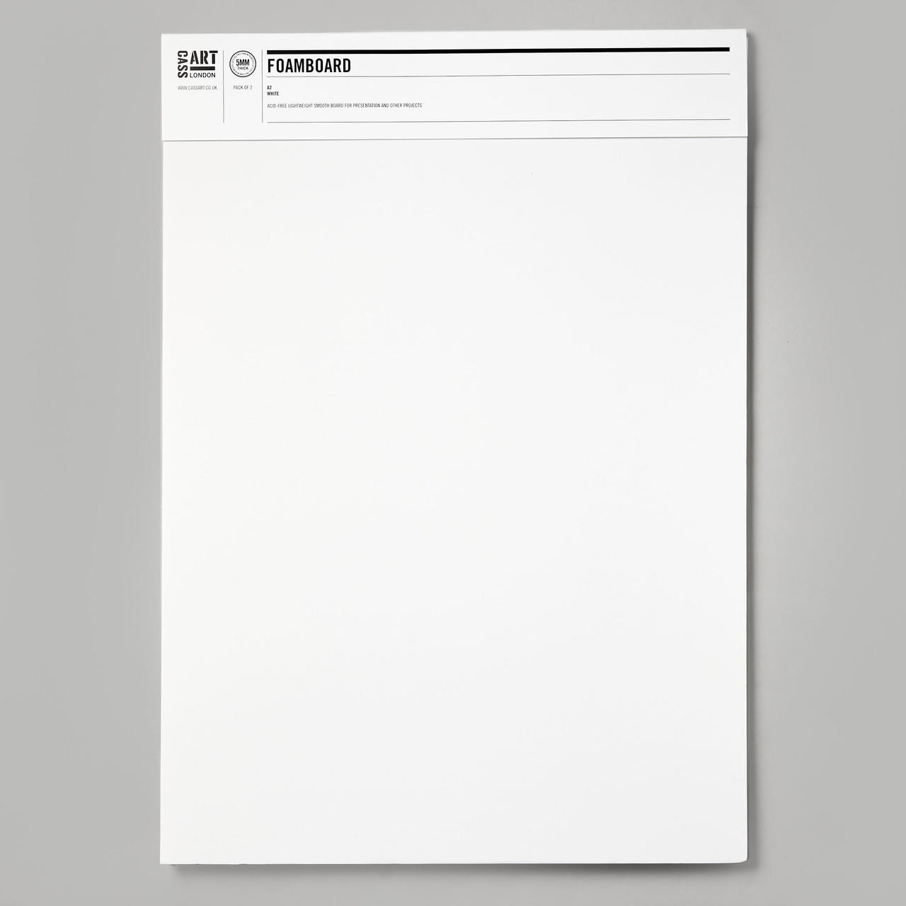 Cass Art Foamboard A2 White Set of 2