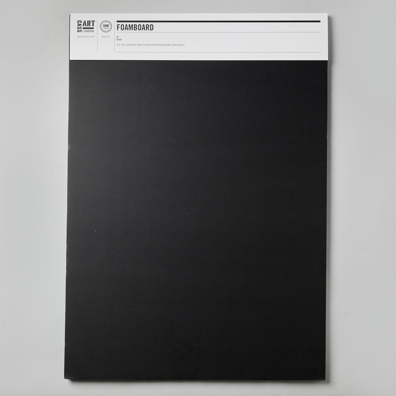 Cass Art Foamboard A3 Black Set of 5