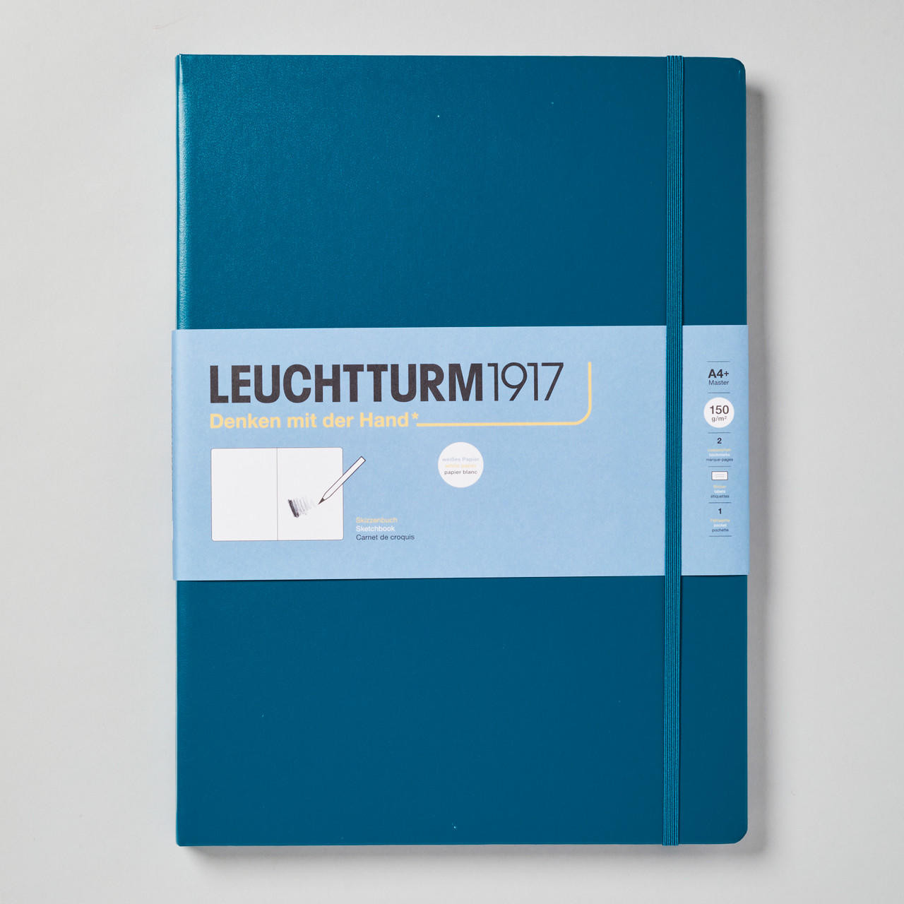 Leuchtturm1917 Sketchbook Master 112 Pages Portrait A4 Pacific Green