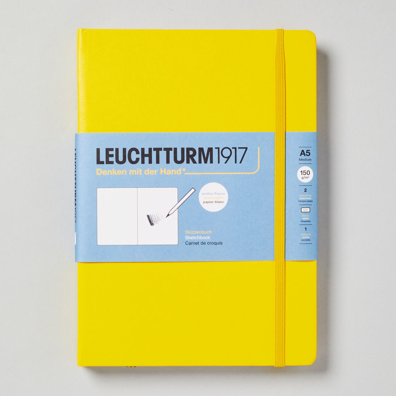 Leuchtturm1917 Sketchbook Medium Portrait A5 Lemon