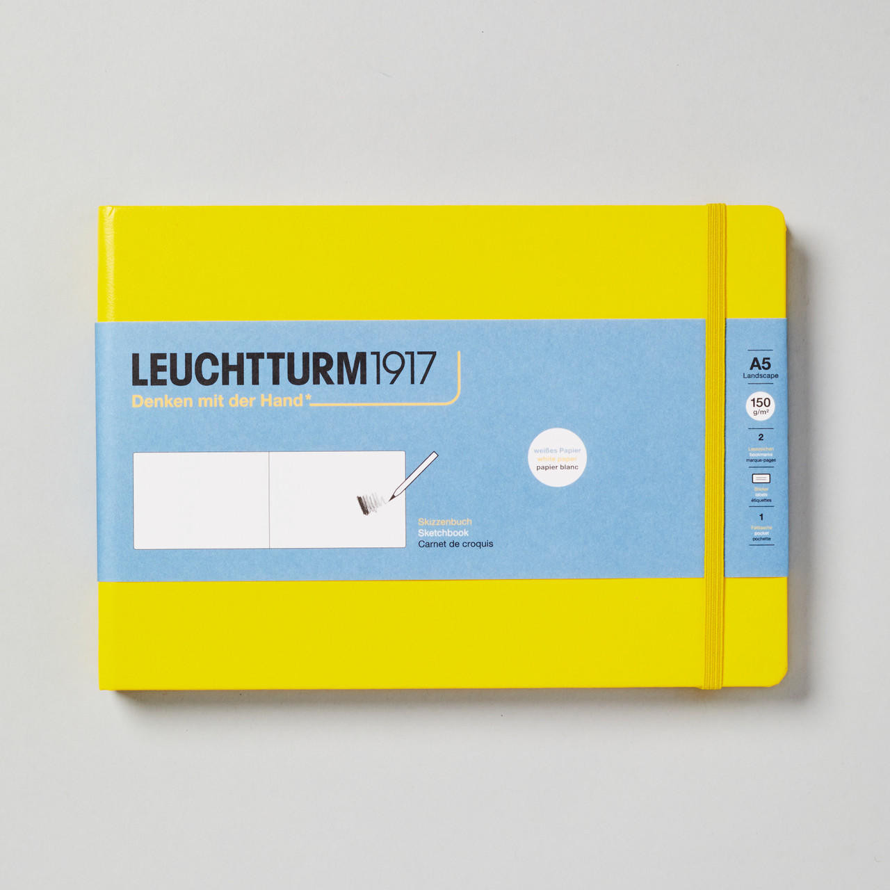 Leuchtturm1917 Sketchbook Medium Landscape A5 Lemon