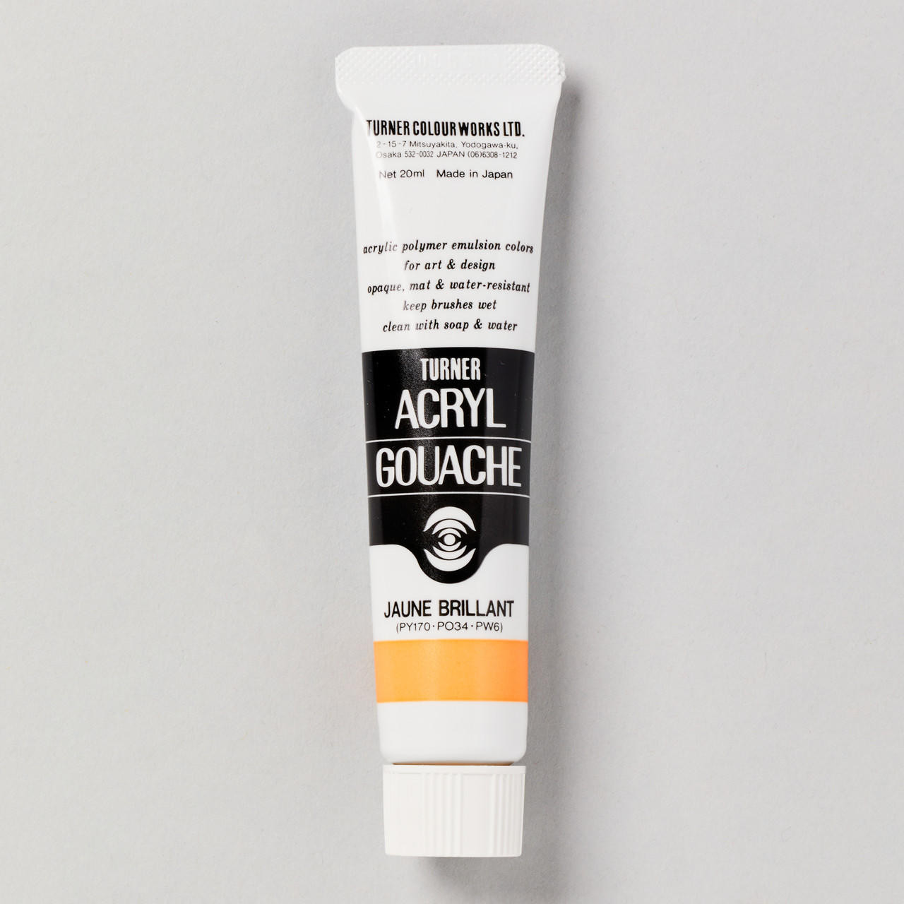 Turner Acrylic Gouache 20ml Jaune Brillant