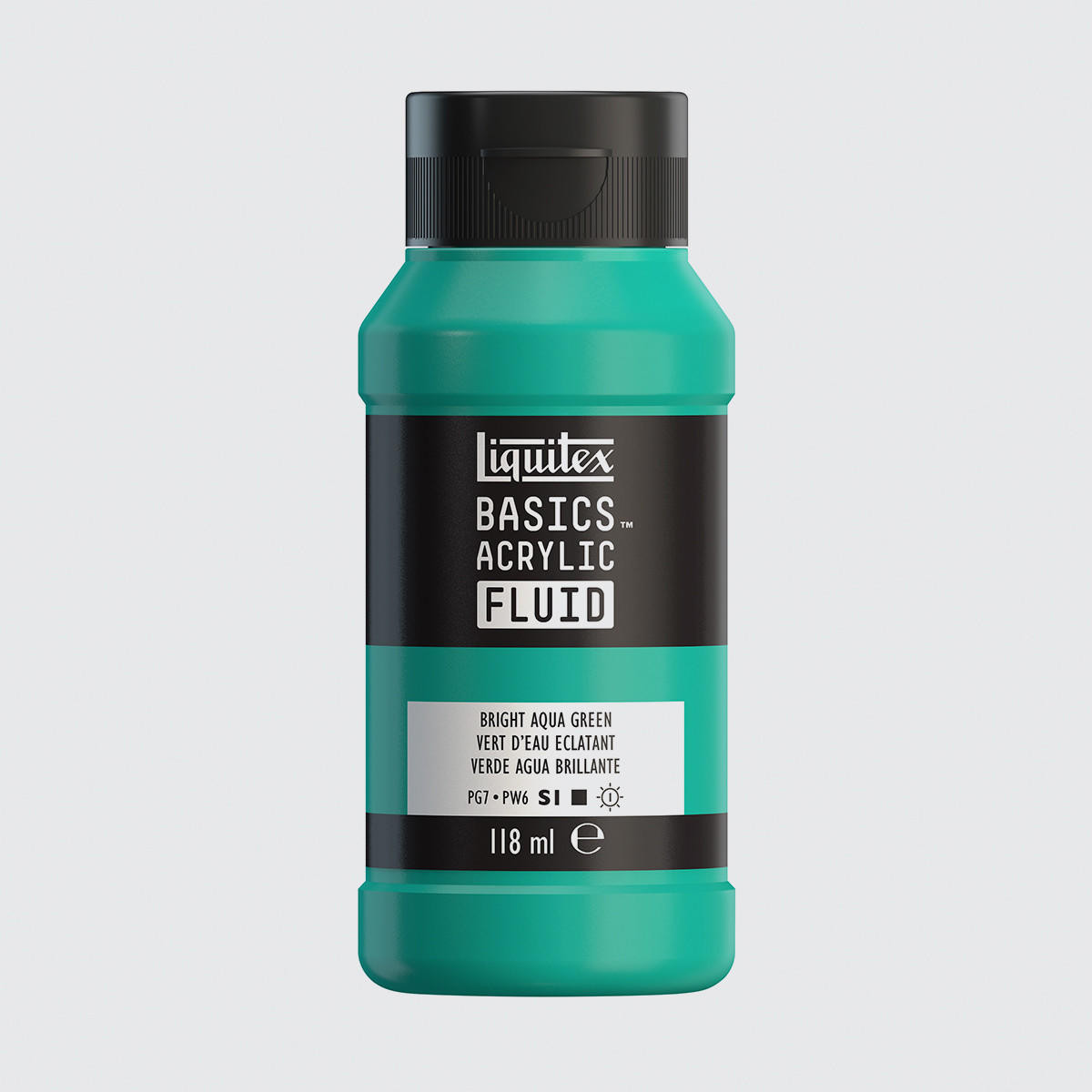 Liquitex Basics Acrylic Fluid 118ml Bright Aqua Green