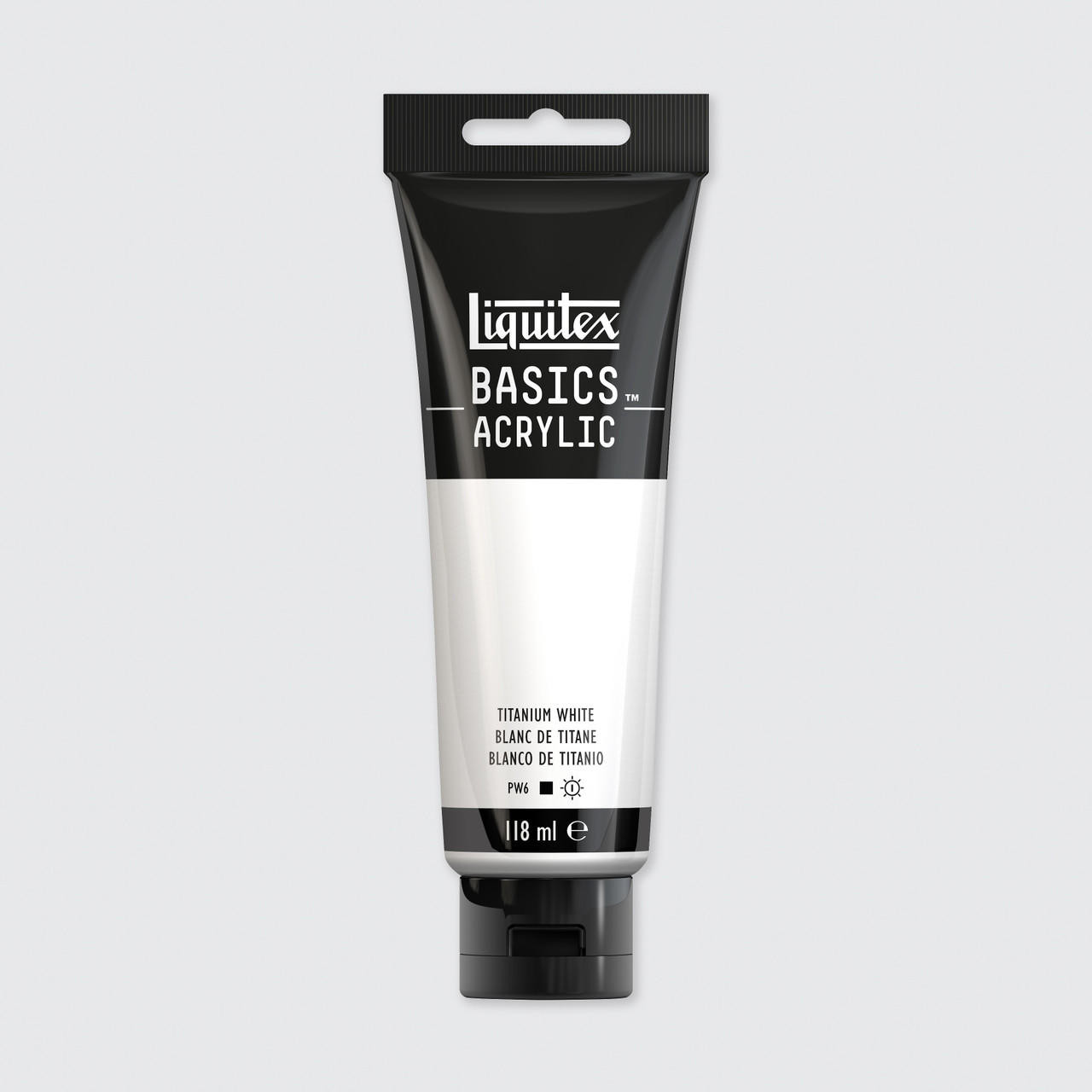 Liquitex Basics Acrylic Colour 118ml Titanium White