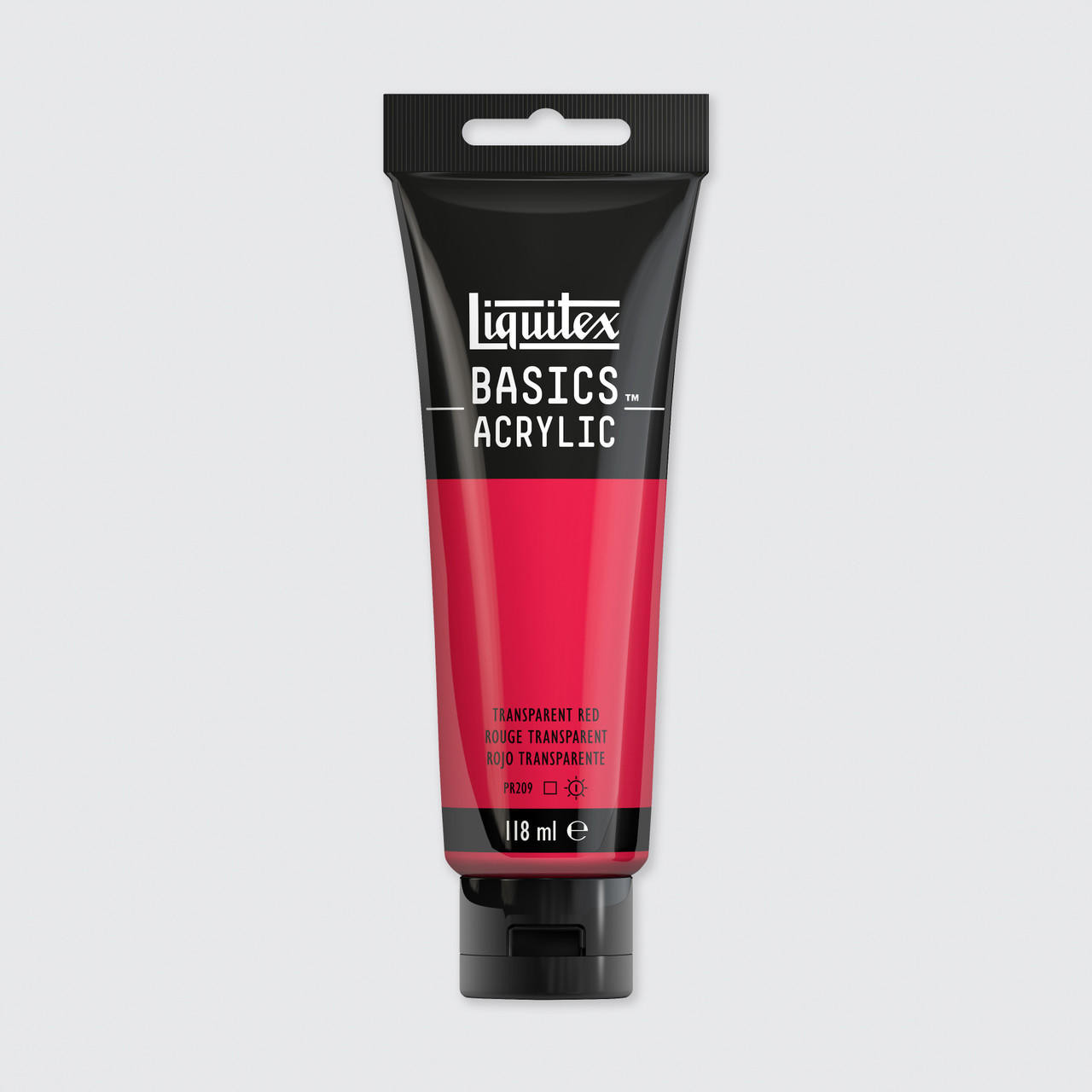 Liquitex Basics Acrylic Colour 118ml Transparent Red