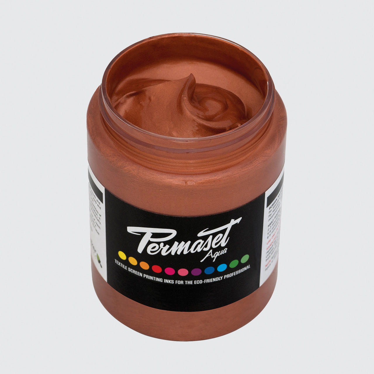 Permaset Aqua Metallic Fabric Printing Colour 300ml Copper