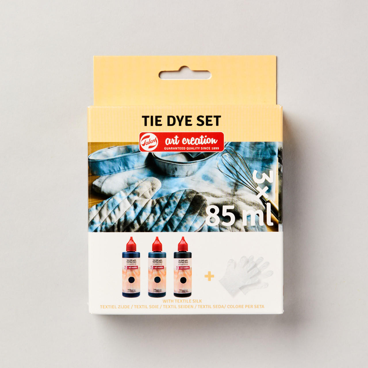 Talens Tie Dye 85ml Black Set