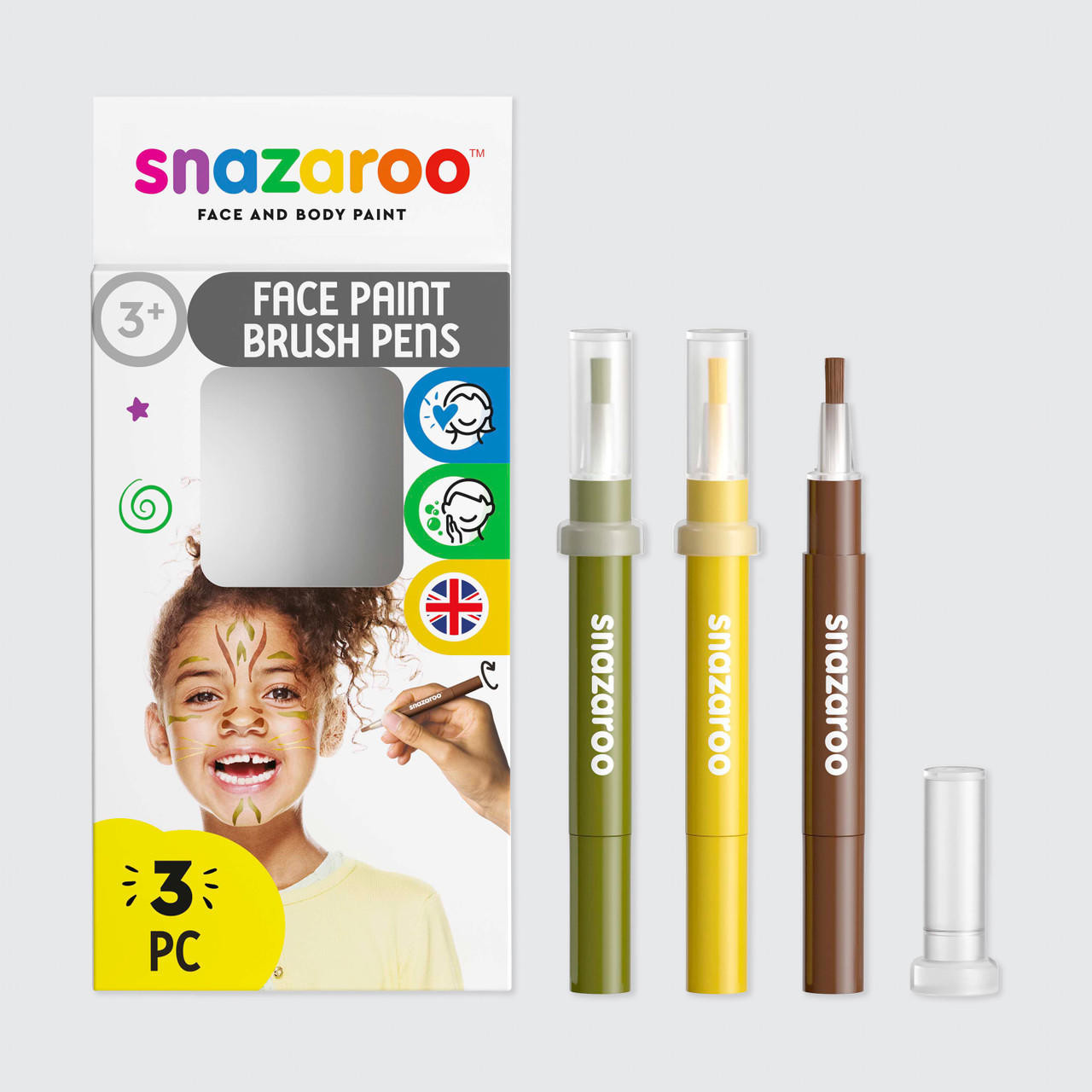 Snazaroo Facepaint Brush Pen Jungle