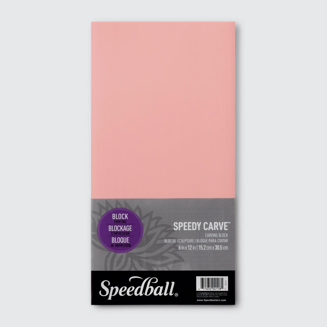 Speedball Speedy-Carve Block Pink 6 x 12 inches