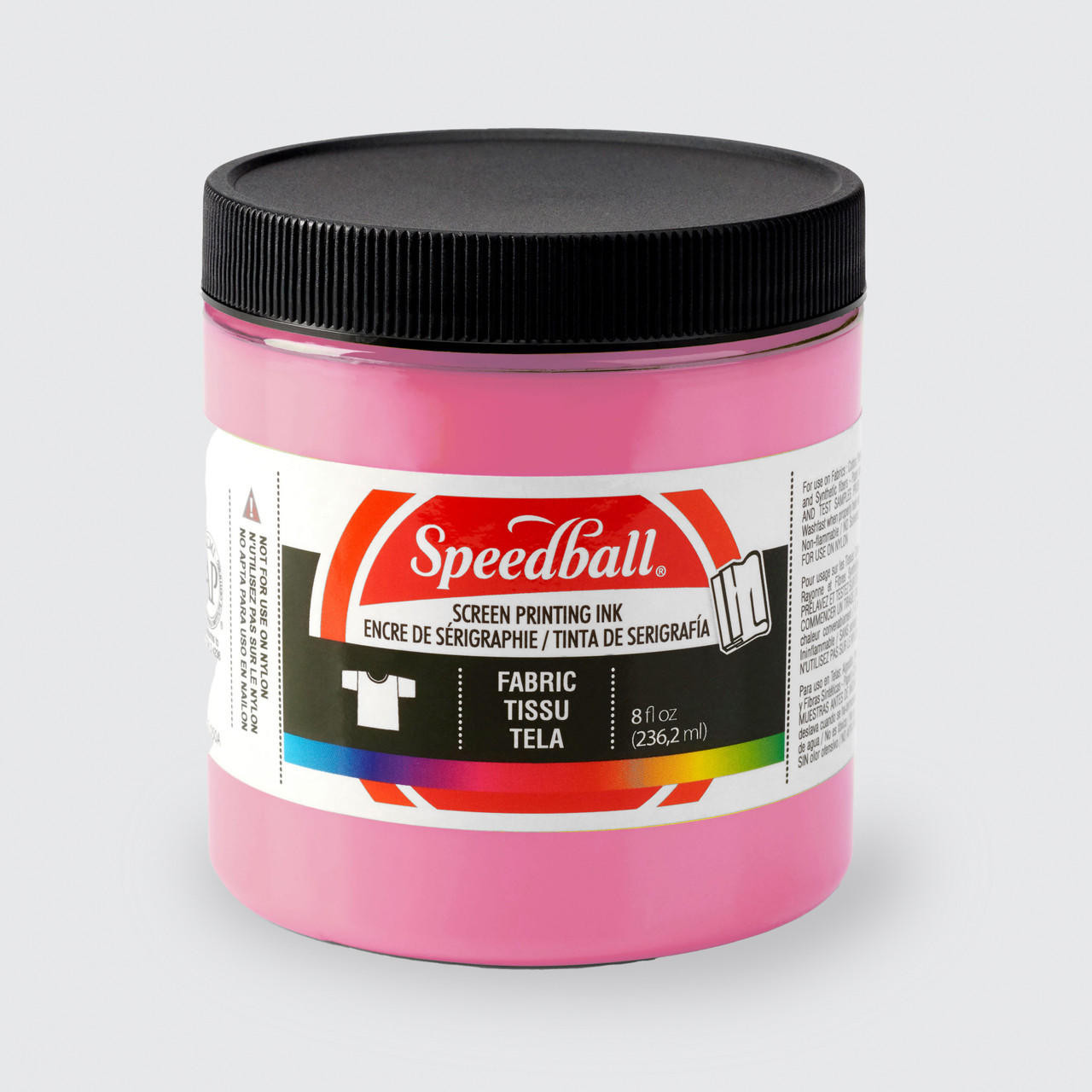 Speedball Fabric Screen Printing Ink 8oz Cotton Candy Pink