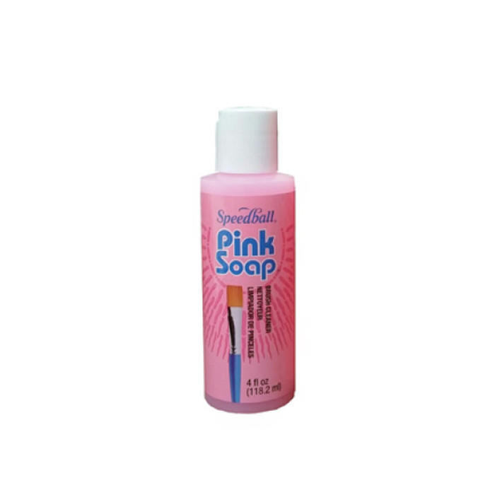 Speedball Pink Soap Brush Cleaner 4oz