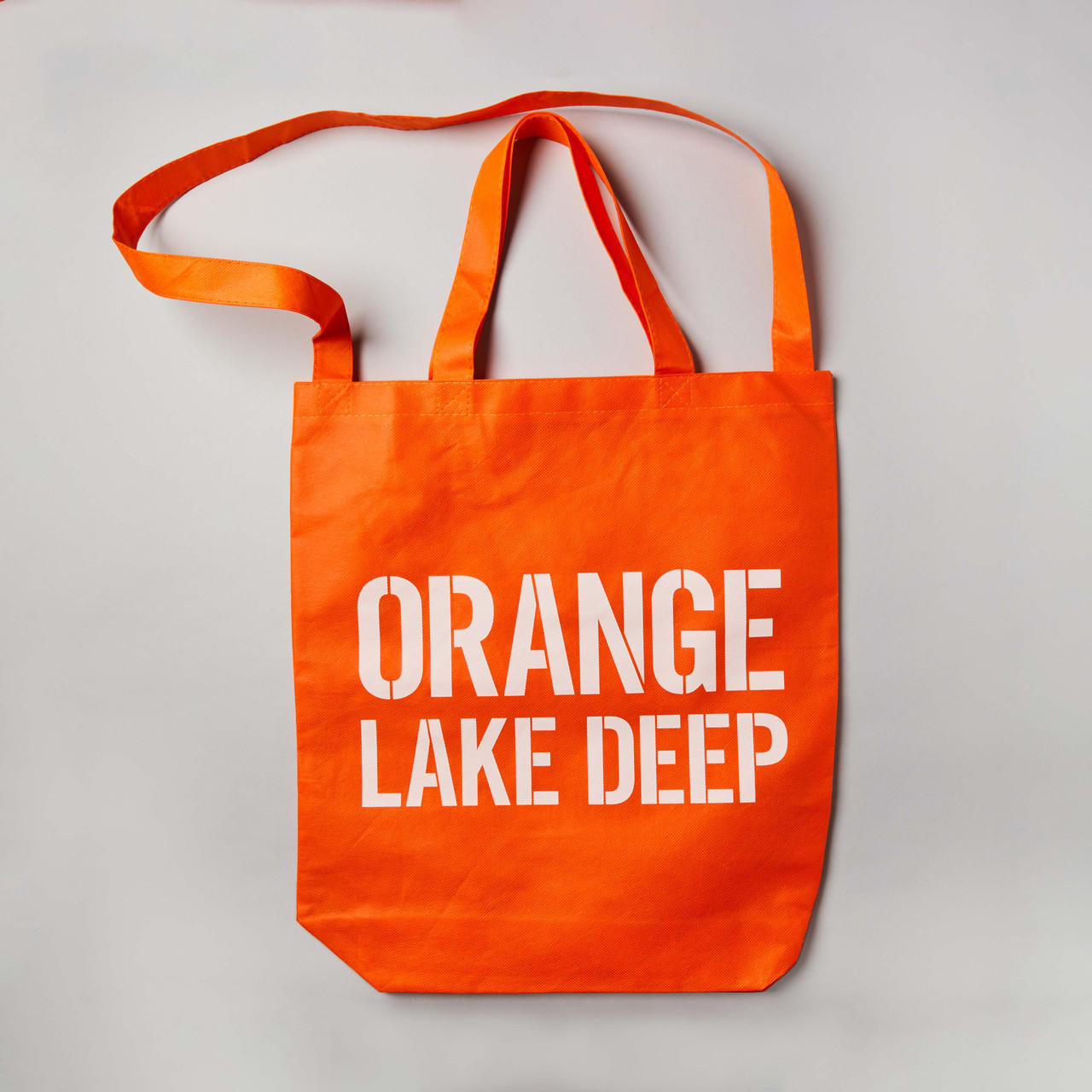 Cass Art Tote Bag Orange Lake Deep
