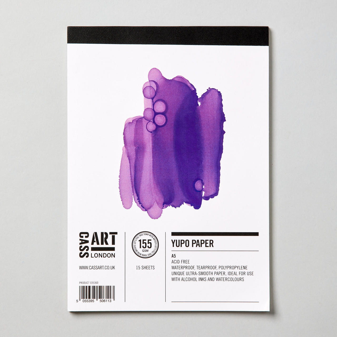 Cass Art YUPO Paper Pad 155gsm 15 Sheets A5