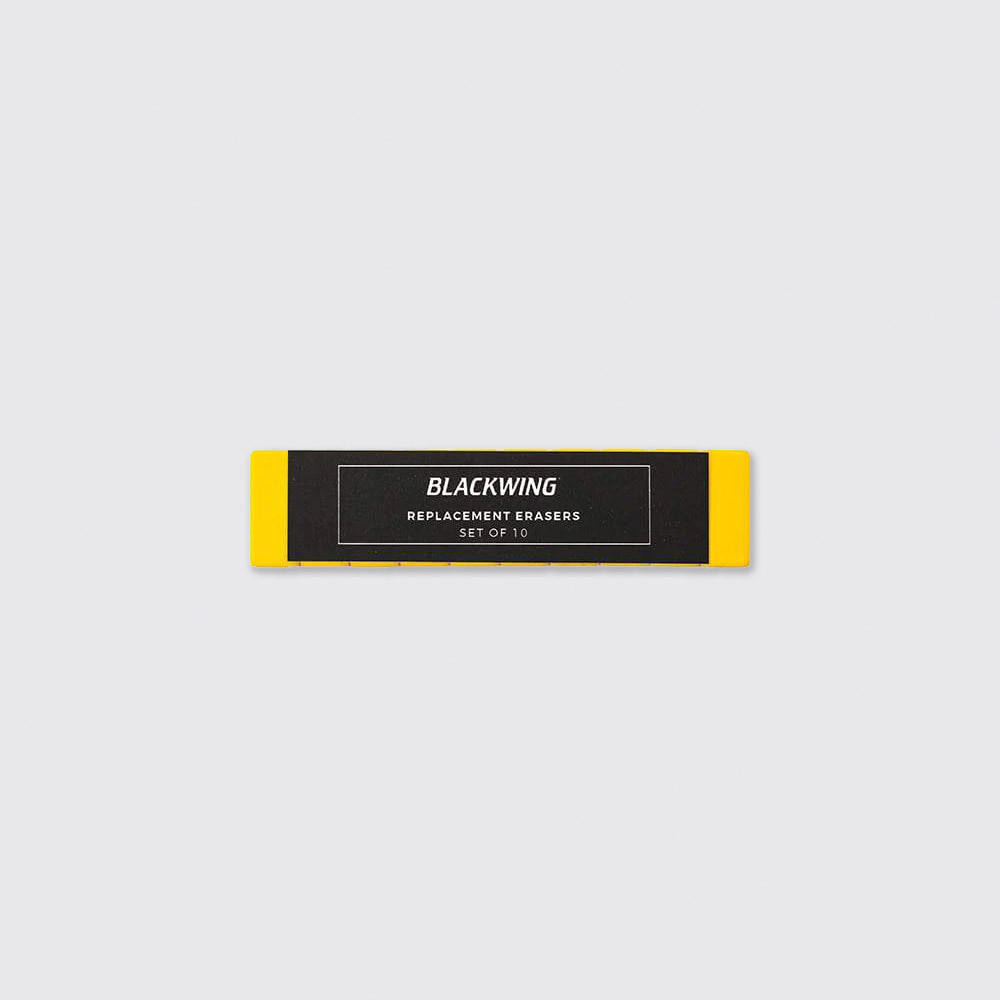 Blackwing Replacement Pencil Eraser Yellow Pack of 10