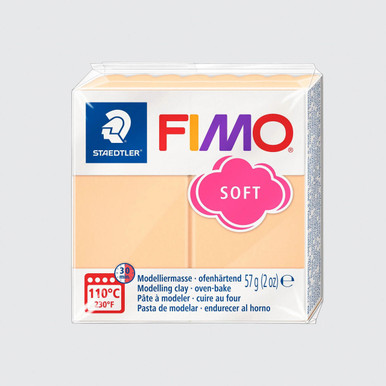 Staedtler Fimo Soft Block 56g Peach| Cass Art