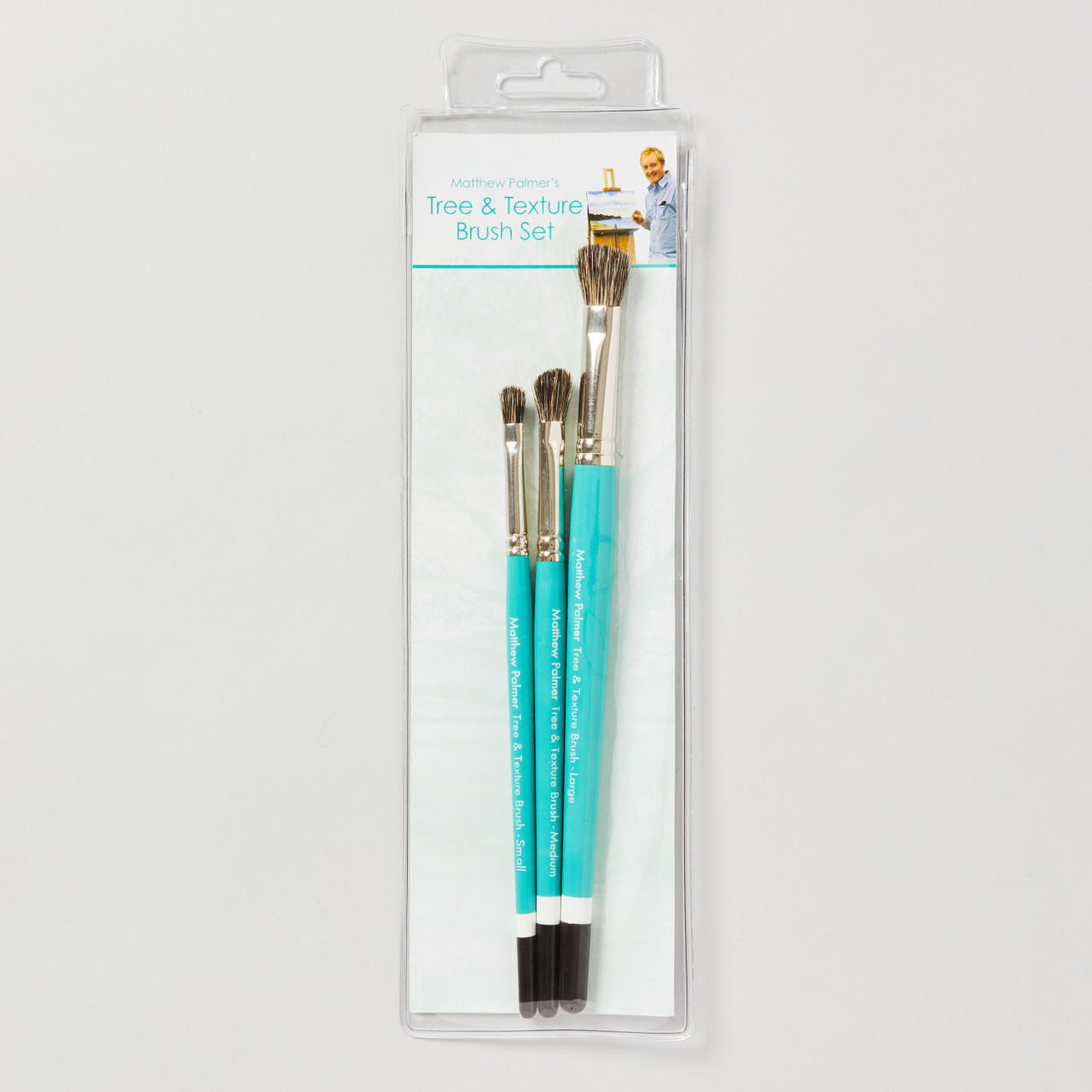 Matthew Palmer Tree & Texture Brush Set of 3