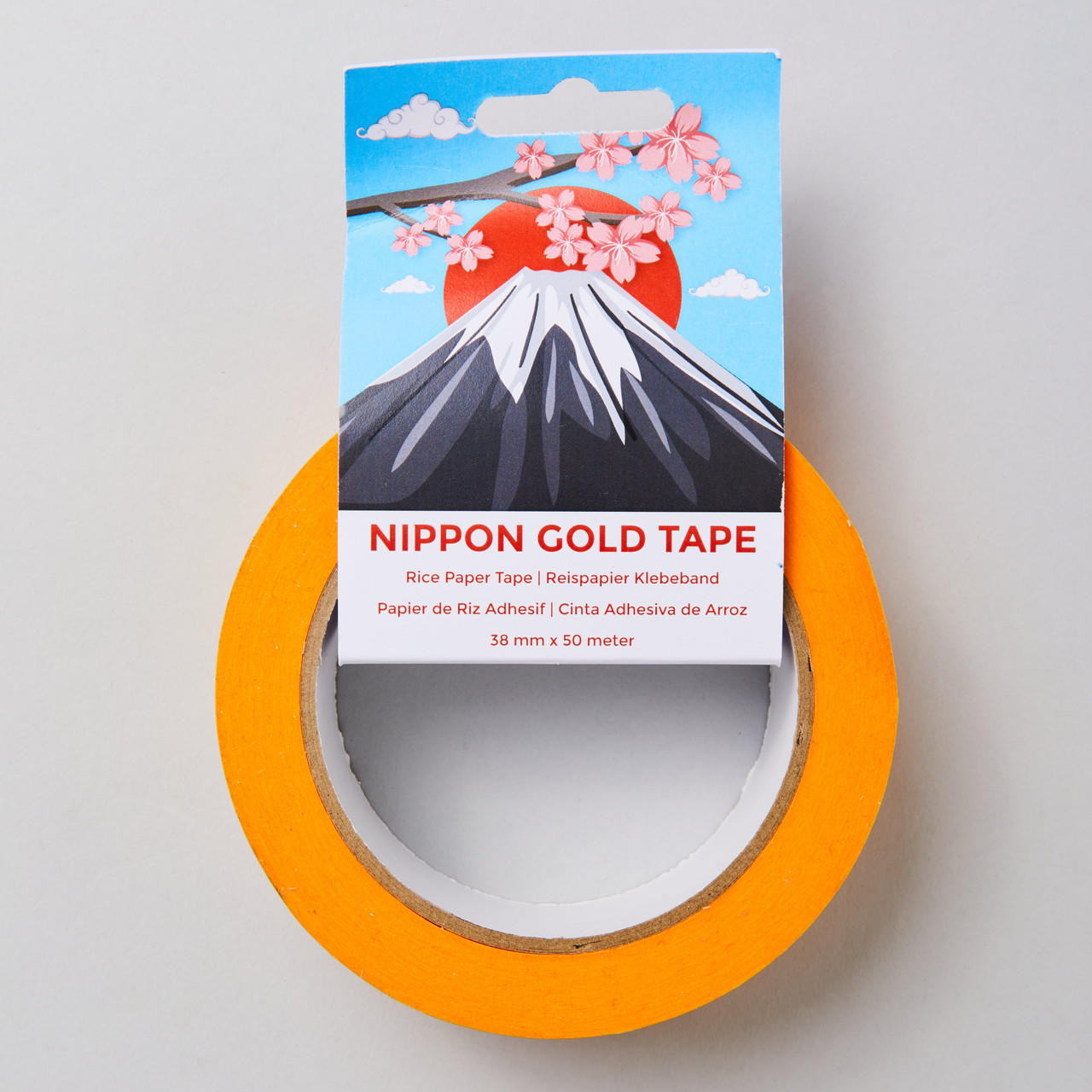 Nippon Gold Rice Paper Tape 38mm x 50m Orange