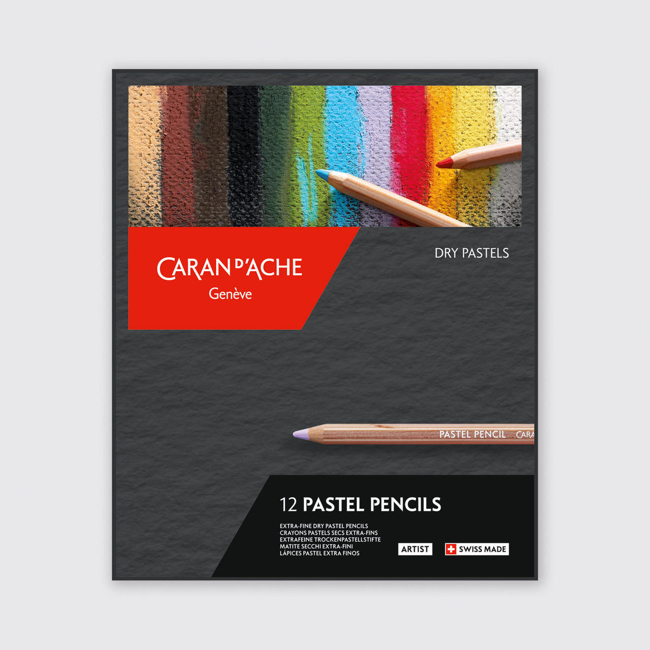 Caran D’ache Pastel Pencils Assorted Colours Set of 12
