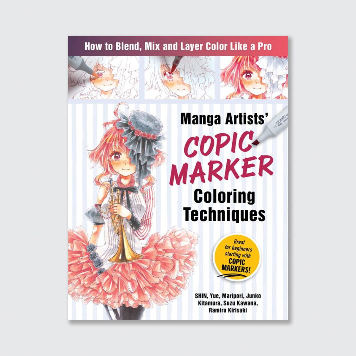 World Book Media Manga Artists’ Copic Marker Coloring Techniques