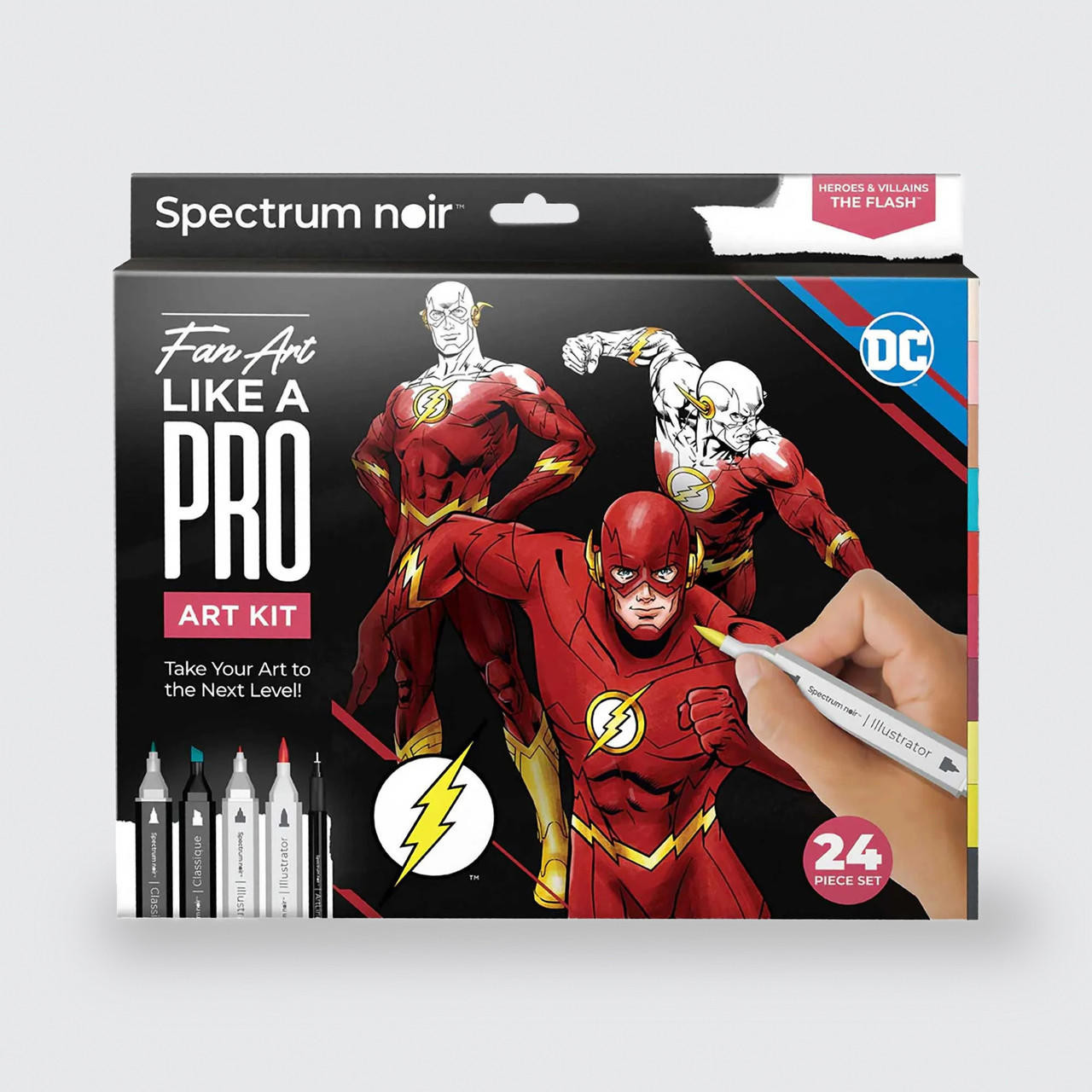 Spectrum Noir PRO FAN ART Art The Flash Markers Set