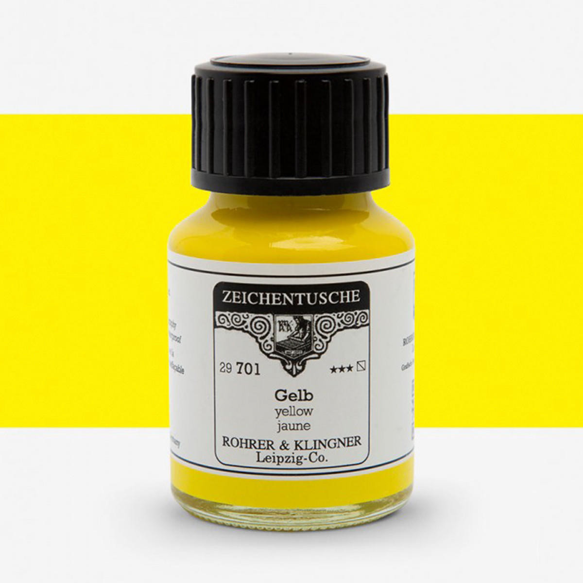 Rohrer & Klingner Calligraphy & Drawing Ink 50ml Yellow