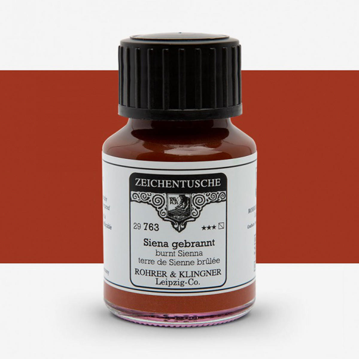 Rohrer & Klingner Calligraphy & Drawing Ink 50ml Burnt Sienna